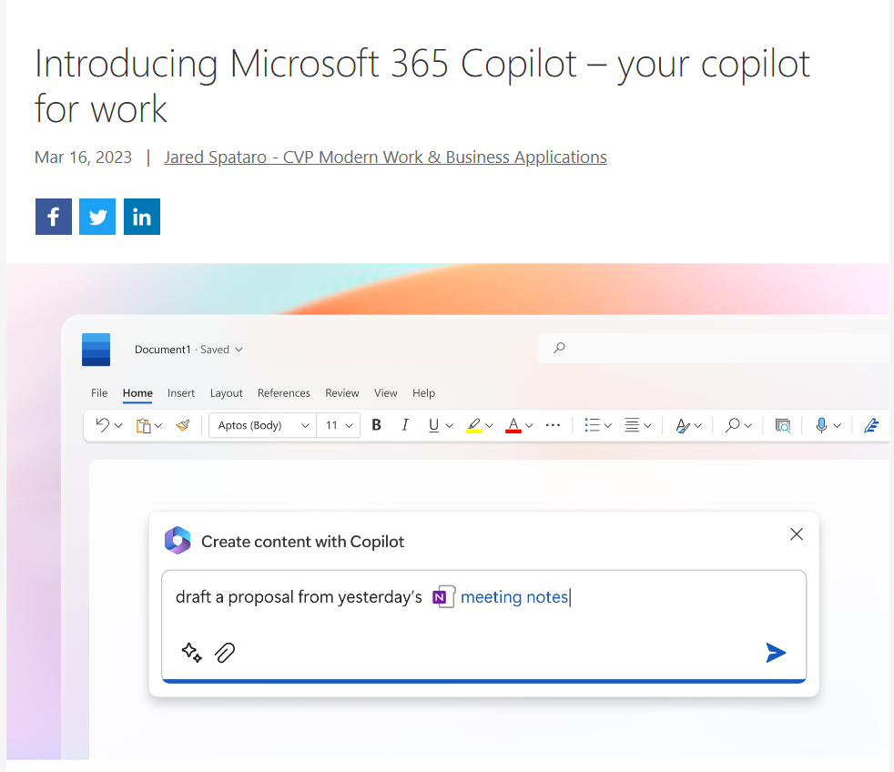 Microsoft has announced a whole series of copilots for its products, ranging from digital assistants in M365 office apps to its Azure cloud platform.